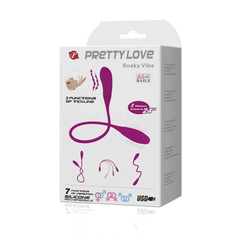 Pretty love - smart snaky vibe vibrator 7 v + 3 tickling 8
