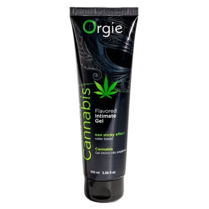 Orgie - lube tube cannabis kissable water-based intimate gel 100 ml 1