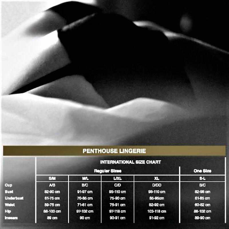 Penthouse Too Hot To Be Real Thong Black S/M 2