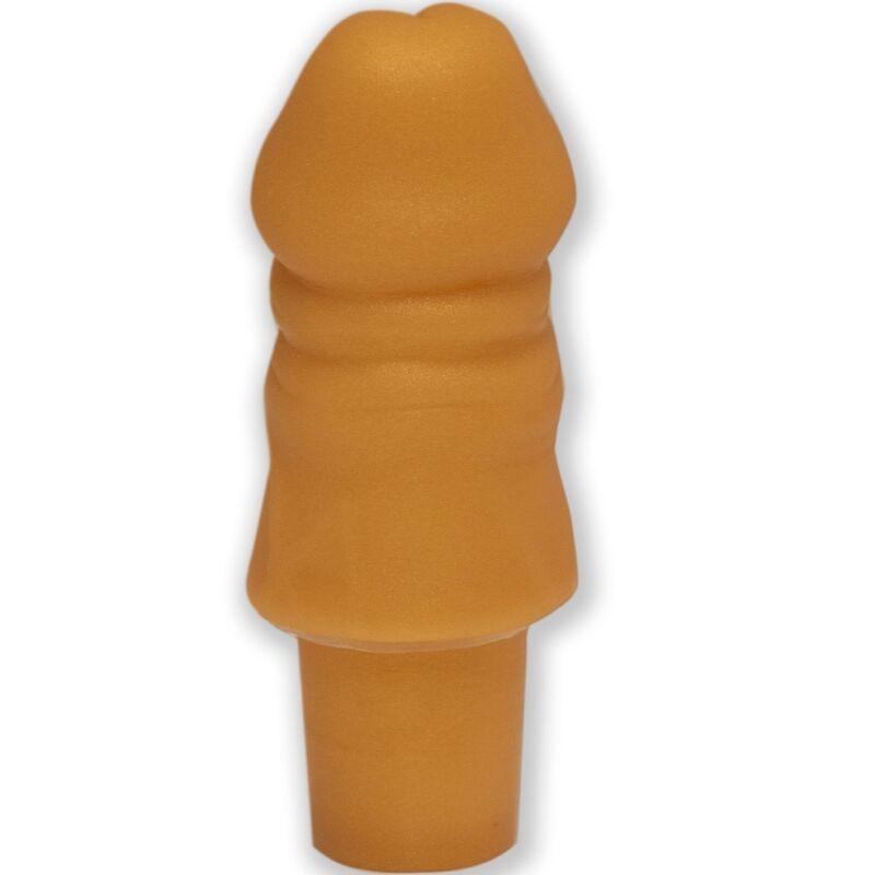 Diablo picante - golden penis shaped plug