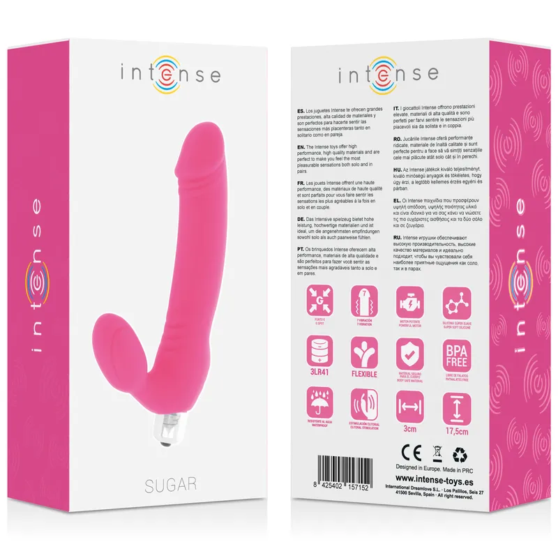 Intense Sugar Seven Speeds Silicone Hot Pink 5