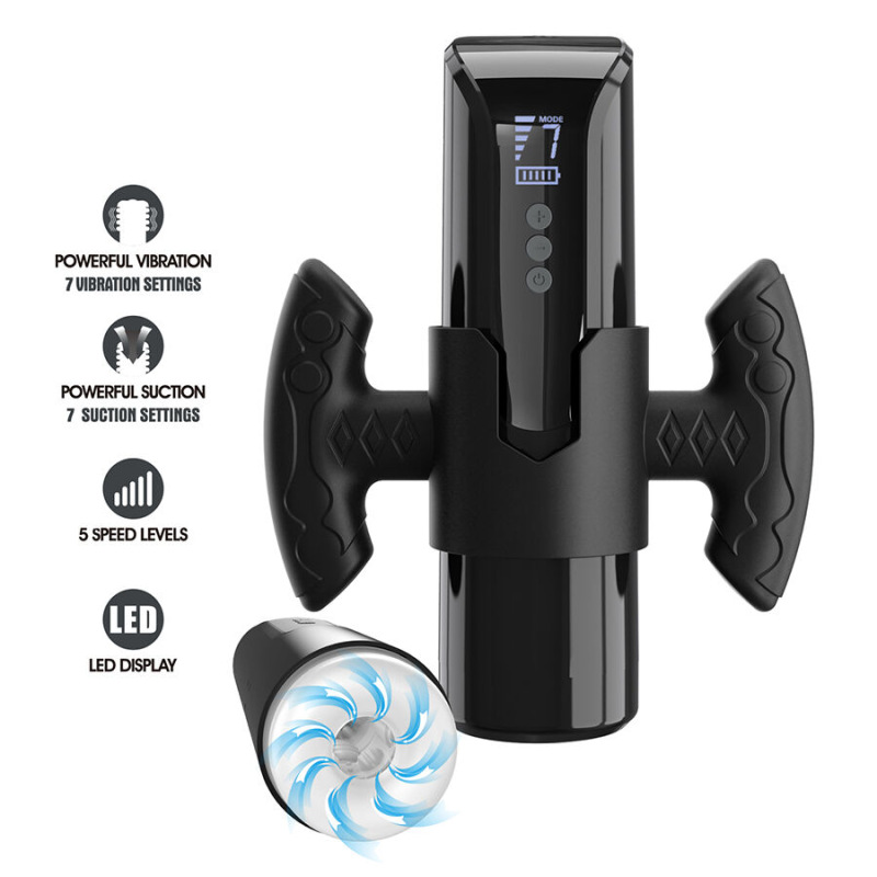 Pretty love - larissa suction masturbator with vibration + support