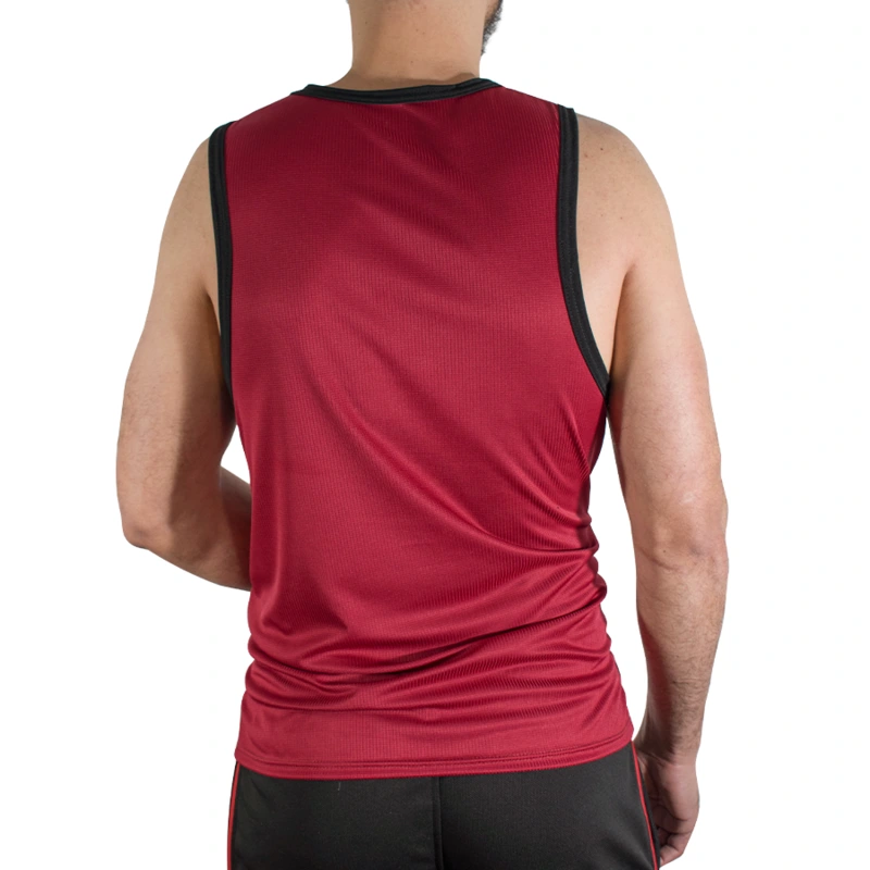 Macho - cmv003 maroon gym t-shirt l/xl 2