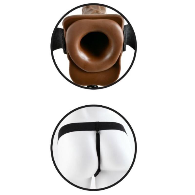 Fetish Fantasy Series 7“ Hollow Strap-On With Balls 3