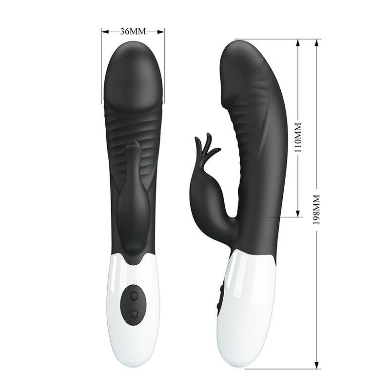 Pretty love - rasmussen 30 function rabbit vibrator black 6