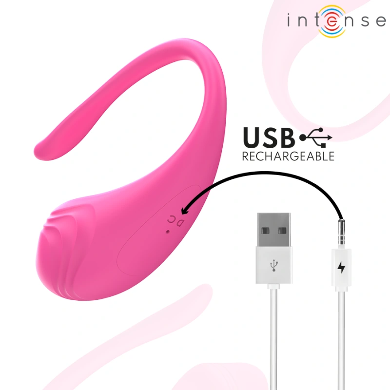Intense - olivia pink vibrating egg with remote control 6