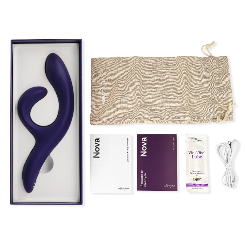 We-vibe - nova 3 rabbit vibrator midnight blue 5