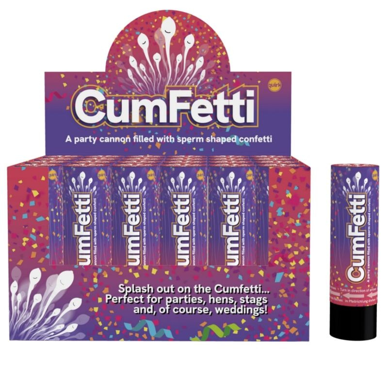 Spencer & fleetwood - sperm shaped confetti party popper 15 cm | 1 unit 3