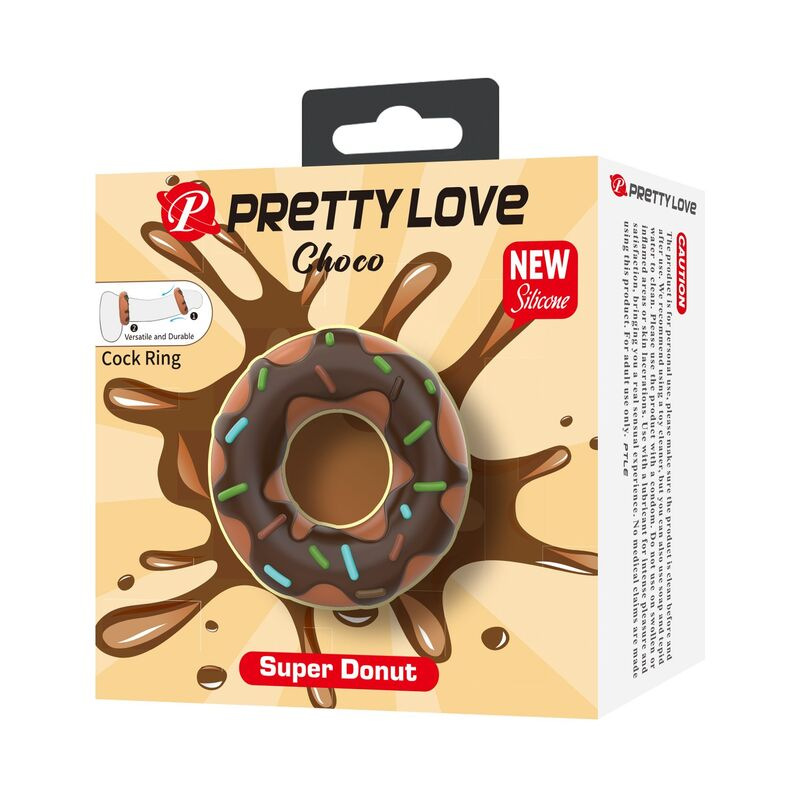 Pretty love - super donut penis ring brown 6