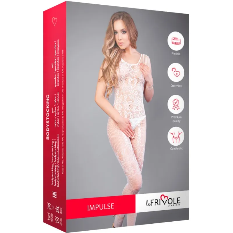Le Frivole - 04509 White Bodystocking S/L