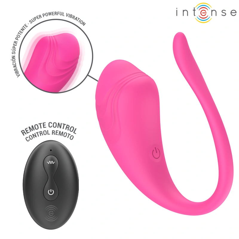 Intense - olivia pink vibrating egg with remote control 1