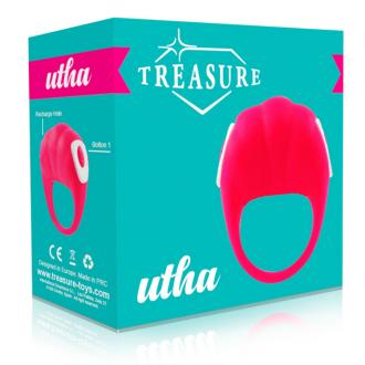 Treasure Utha Silicone Cockring Pink