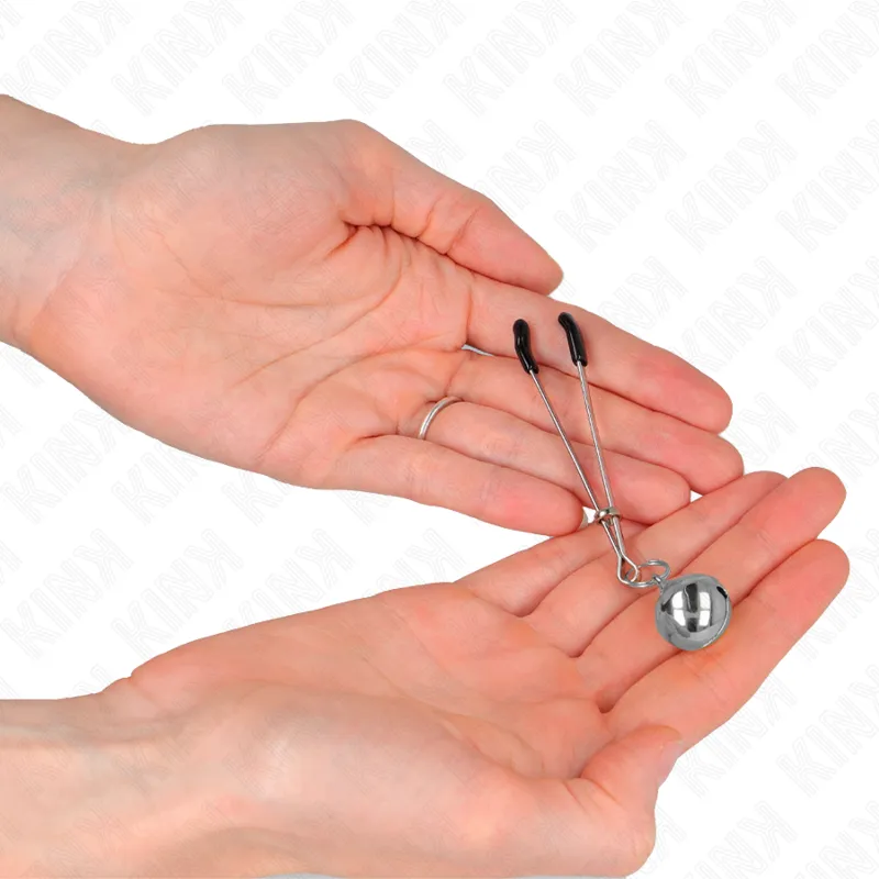 Kink - Thin Bell Nipple Clamps Silver 7 Cm 2