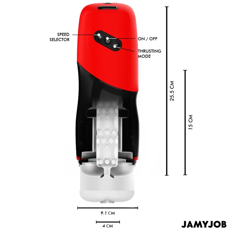 Jamyjob - xpeed automatic vagina masturbator 5 suction modes 2