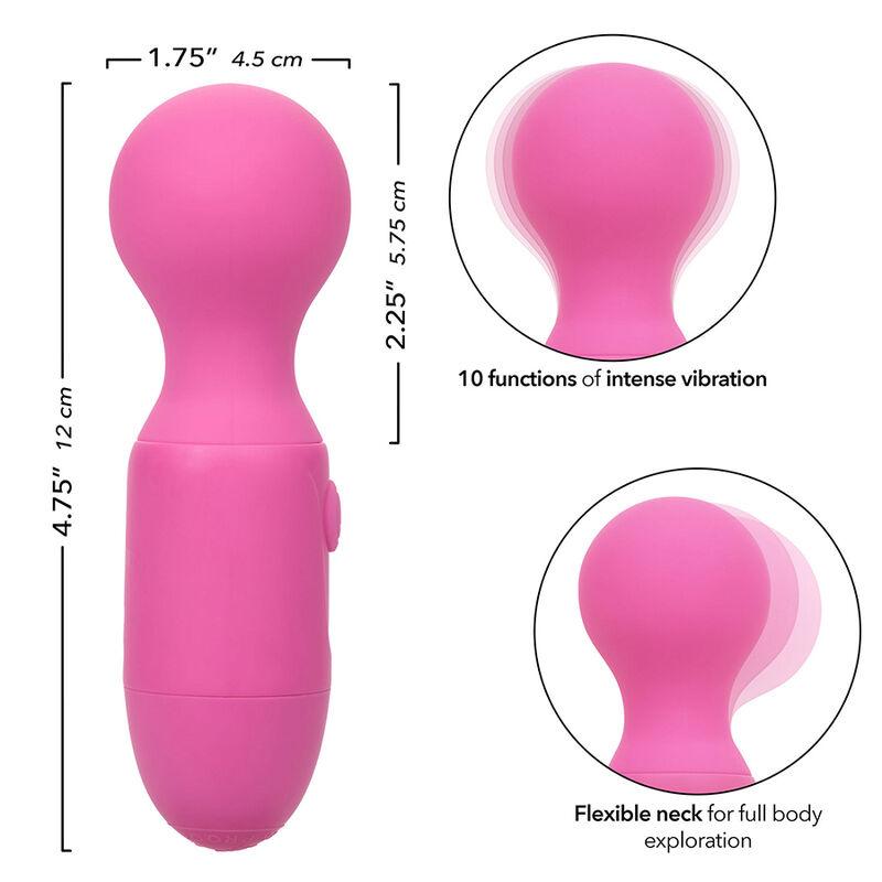 Calexotics - First Time Rechargeable Massager 10 Vibrations Pink