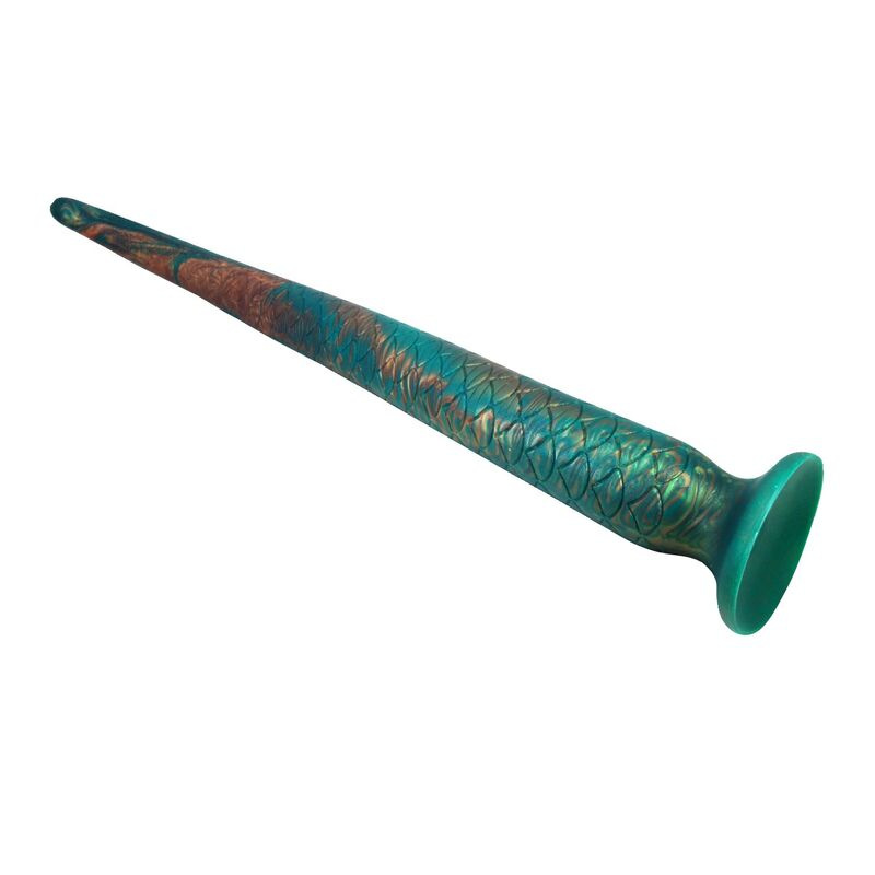Power monsters - wildwyrm tail bicolor fantasy silicone dildo 47 cm Ø 4 cm 3