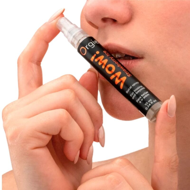 Orgie - wow! strawberry ice buccal spray 10 ml 2