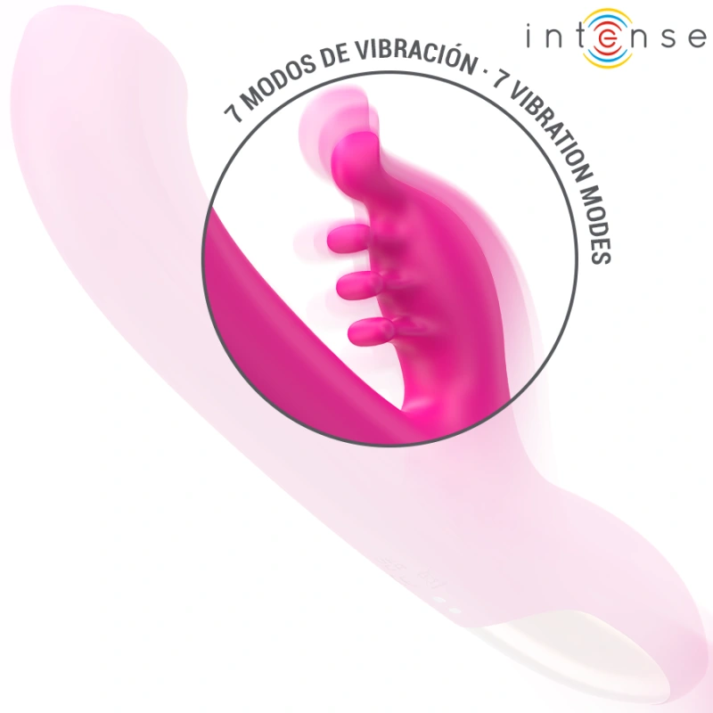 Intense - christina multifunction rabbit vibrator 22.5 cm pink 4