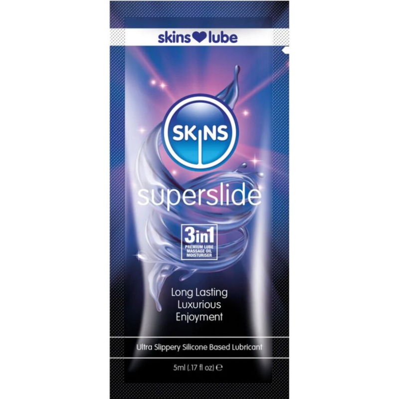 Skins - superslide silicone-based lubricant single-dose 5 ml