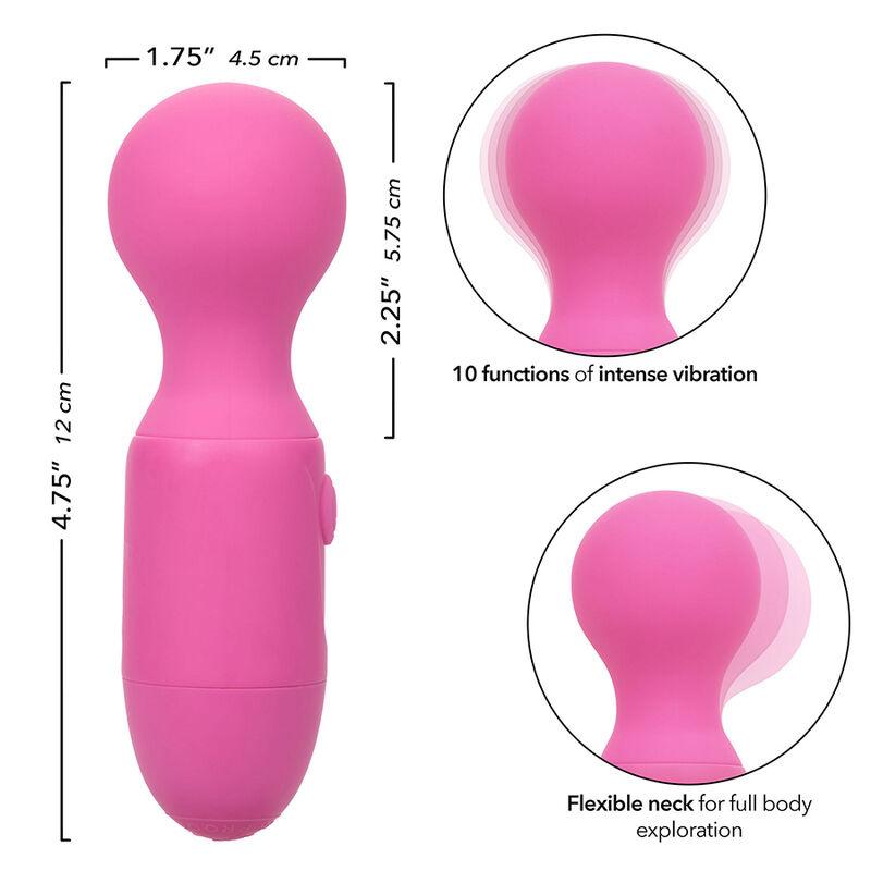 Calexotics - First Time Rechargeable Massager 10 Vibrations Pink 7