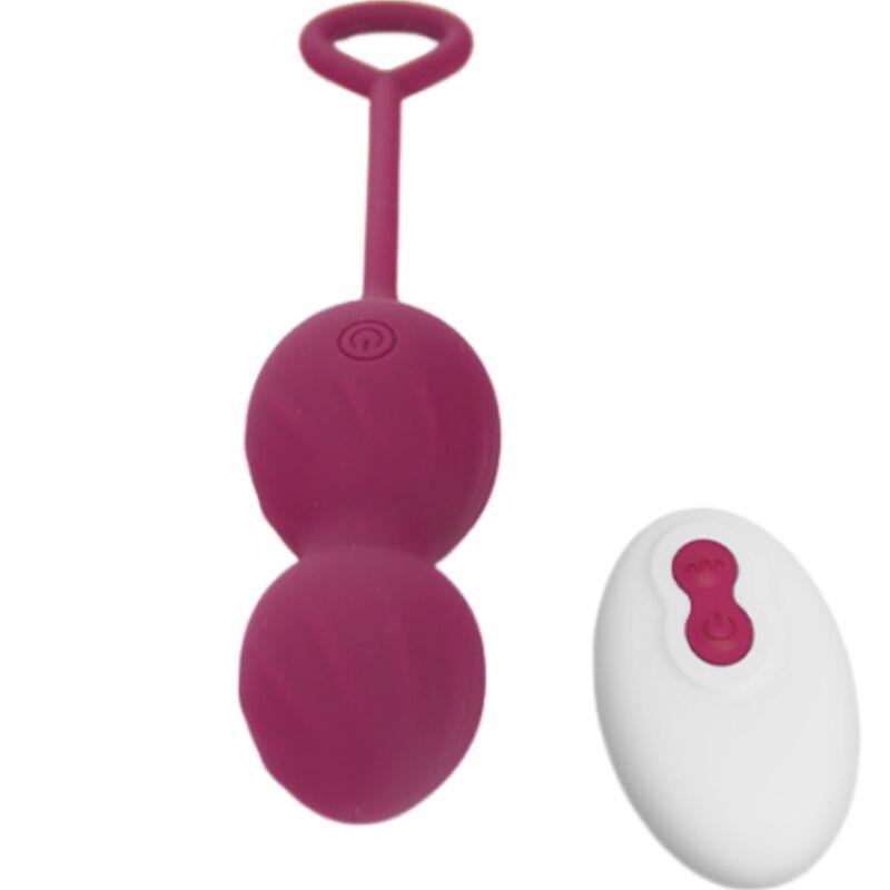 Armony - blossoms vaginal dumbbell vibration remote control 10 vibrations dark red