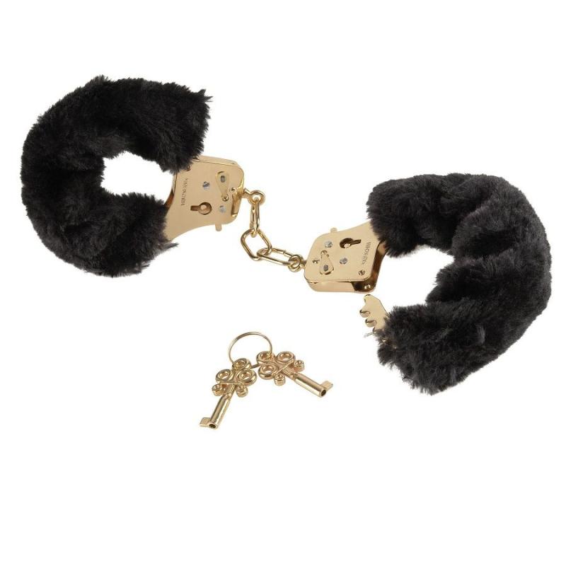 Fetish Fantasy Gold Deluxe Furry Cuffs 3