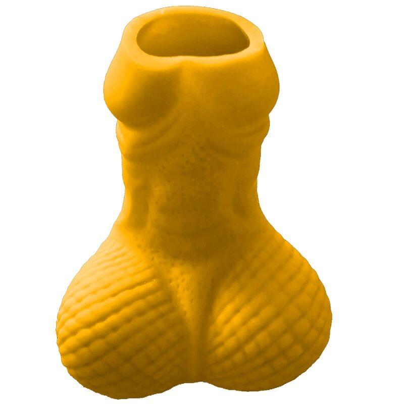 Diablo picante - yellow penis shot glass