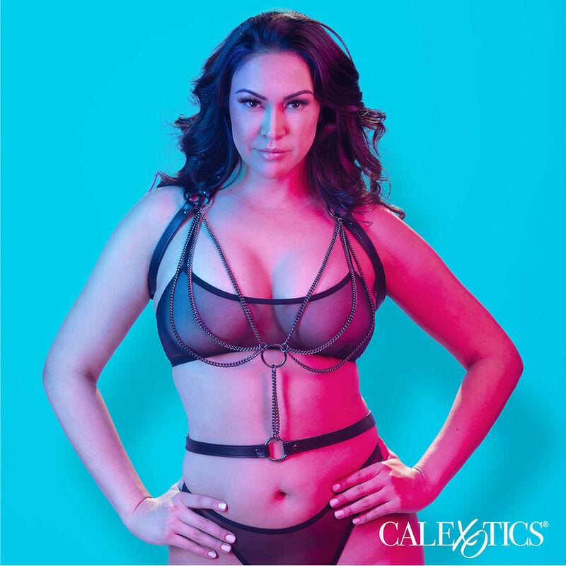 Calexotics - Euphoria Multichain Halter Harness Premium Plus Size 3