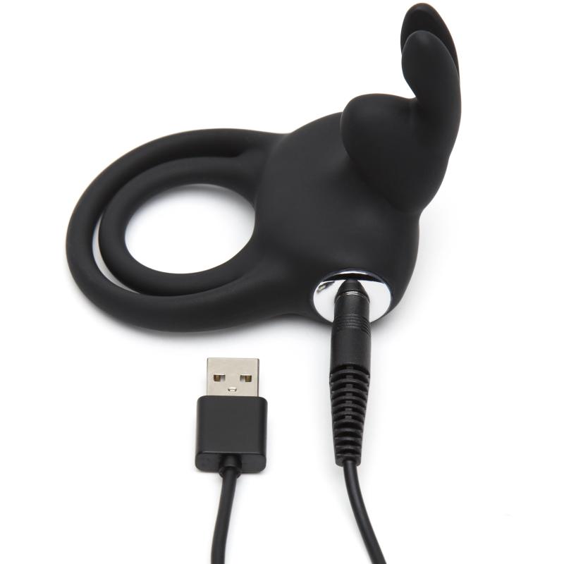 Happy Rabbit - Stimulating Usb Rechargeable Rabbit Love Ring 5
