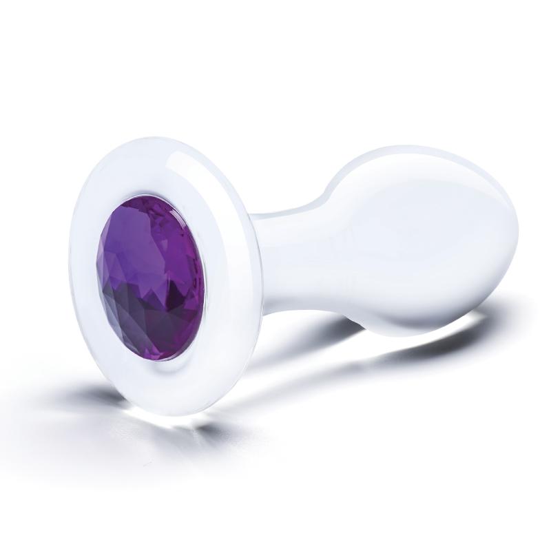 Glas - Bling Bling Glass Butt Plug - Sklenený Análny Kolík 6