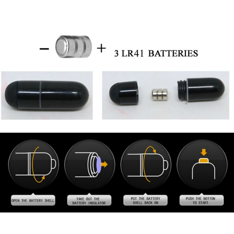 Pretty love - flirtation steward black vibration thimble 6