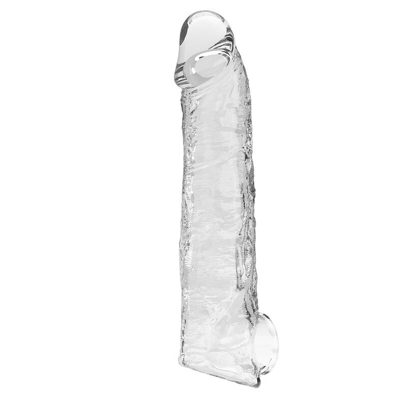 Pretty love - adjustable penis extension sleeve 26 cm Ø 4 cm transparent 2