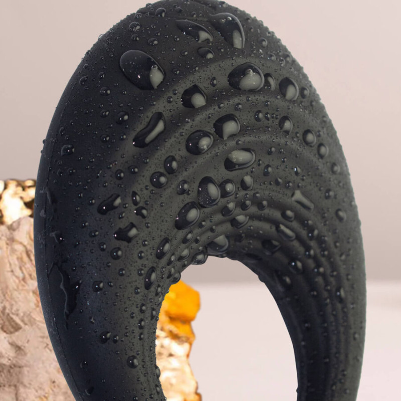 Rocks-off - spire black vibrating penis ring 4