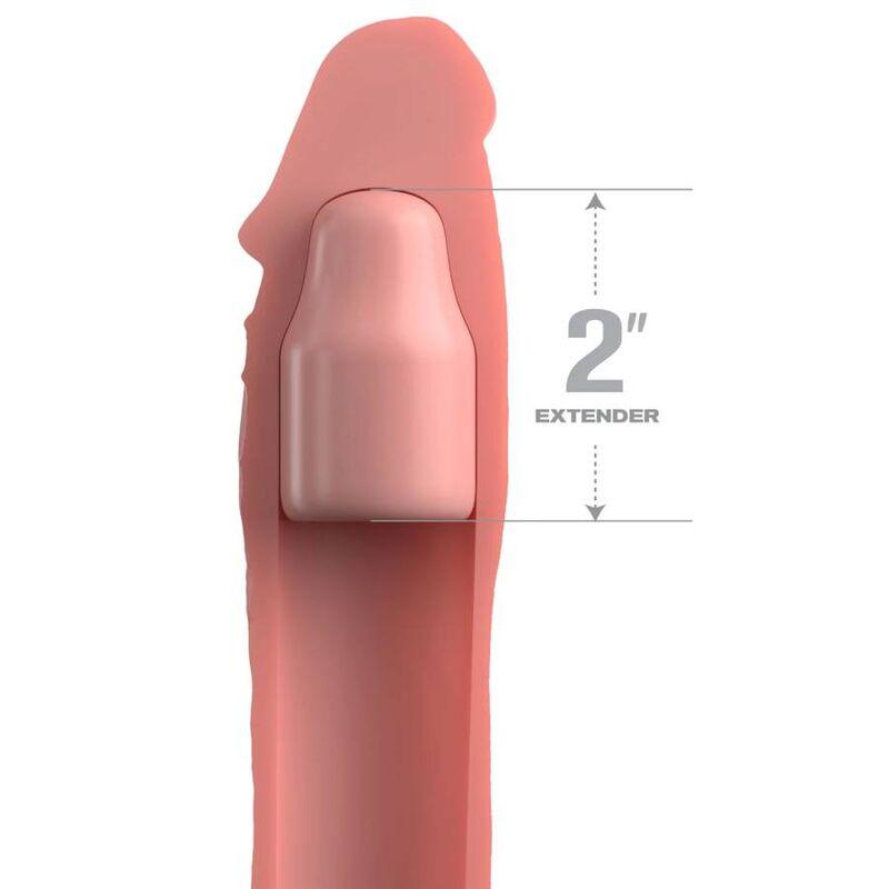Pipedreams Sleeve 20,32 Cm + 5,00 Cm Inch Plug Skin - Návlek Na Penis