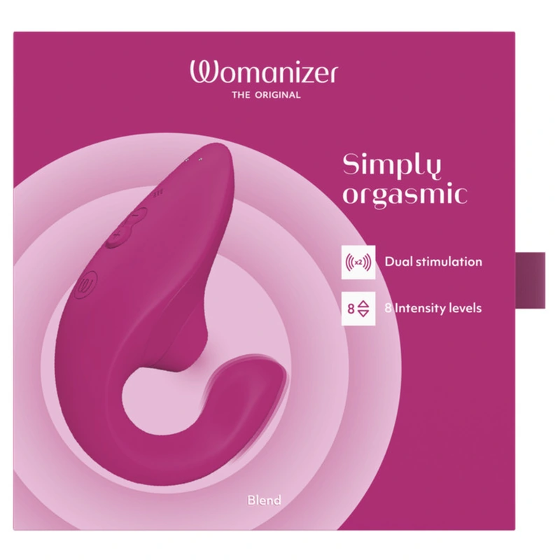 Womanizer - blend rabbit vibrator stimulator vibrant pink 13