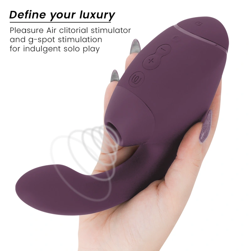 Womanizer - duo next dual clitoral & g-spot stimulator dark purple 2