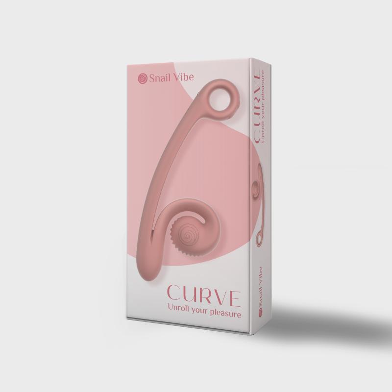 Snail Vibe - Curve Vibrator Peachy Pink 2
