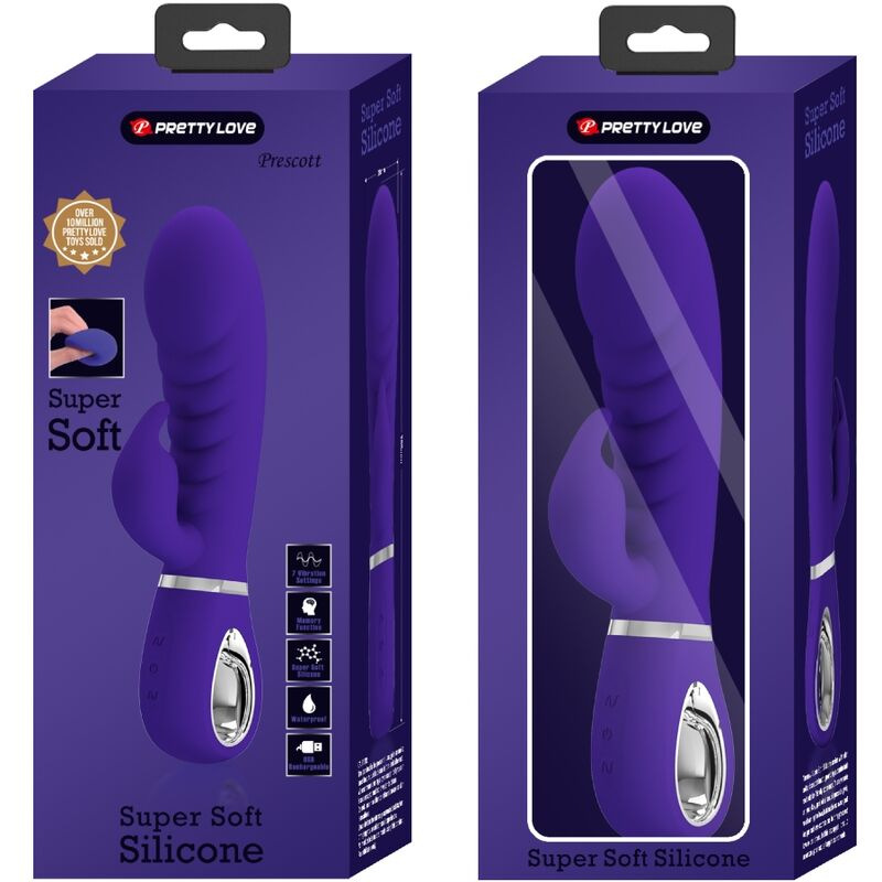 Pretty love - prescott multifunction g-spot vibrator purple 8