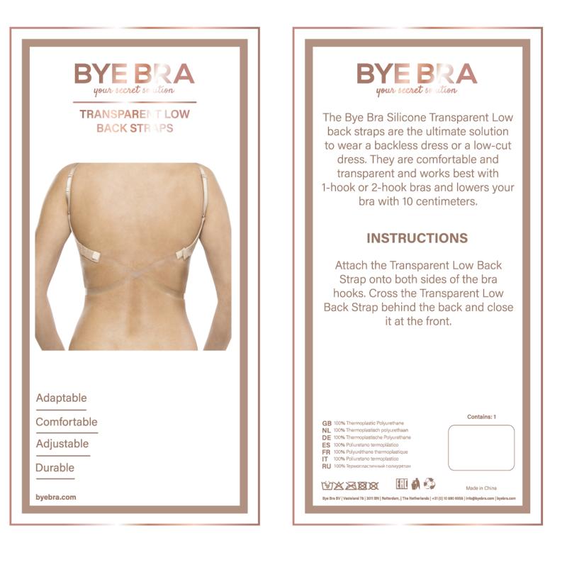 Bye Bra - Low Back Strap Transp.