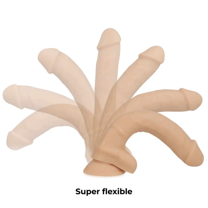 Cock miller - harness + silicone density articulable cocksil 18 cm 3