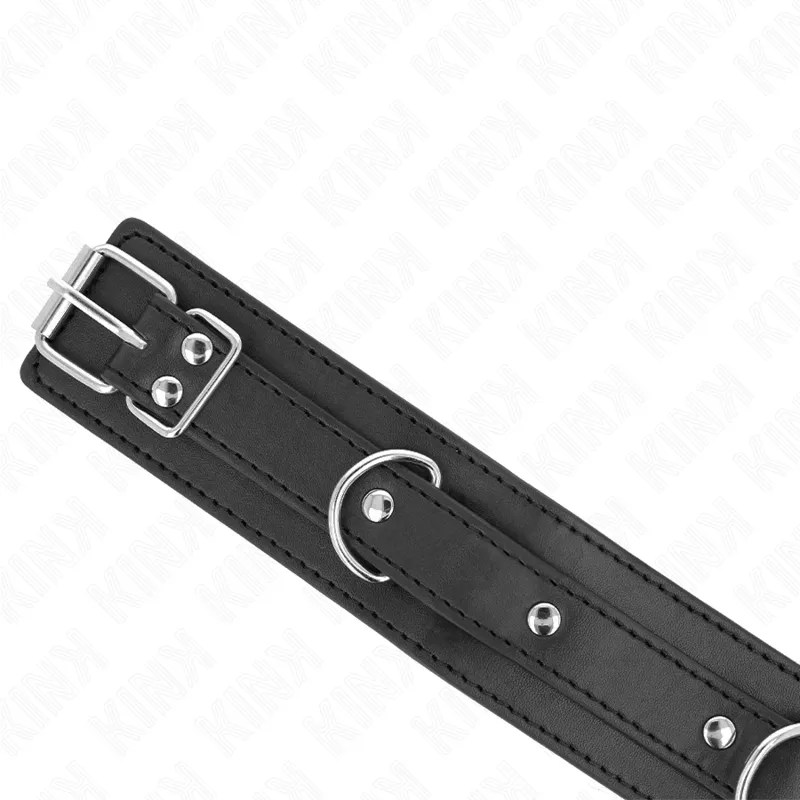 Kink - Necklace With Leash 65 Cm 3 Ring Model 1 Adjustable 38-49 Cm X 5 Cm 4