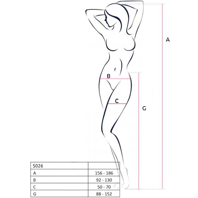 Passion - S026 Strip Panty White One Size 4