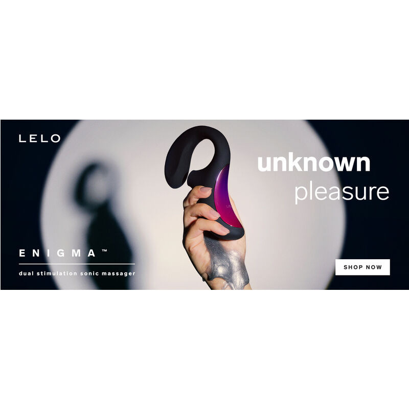Lelo - enigma double suction stimulation purple massager 12