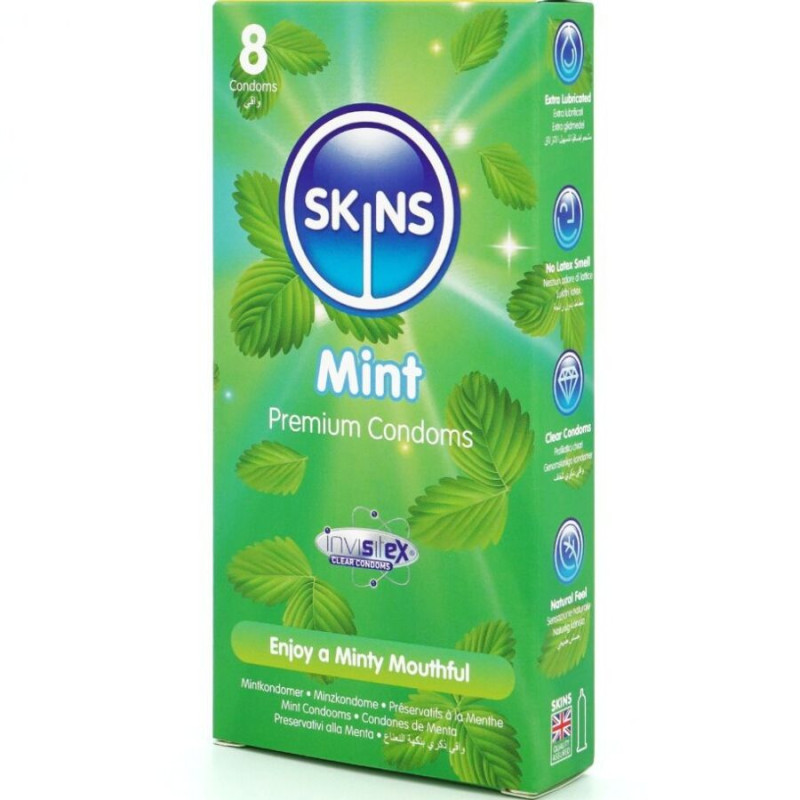 Skins - mint premium condoms pack 8 1