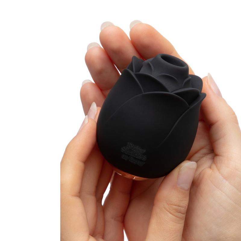 Fifty Shades Of Grey Suction Rose Black - Stimulátor Klitorisu 5