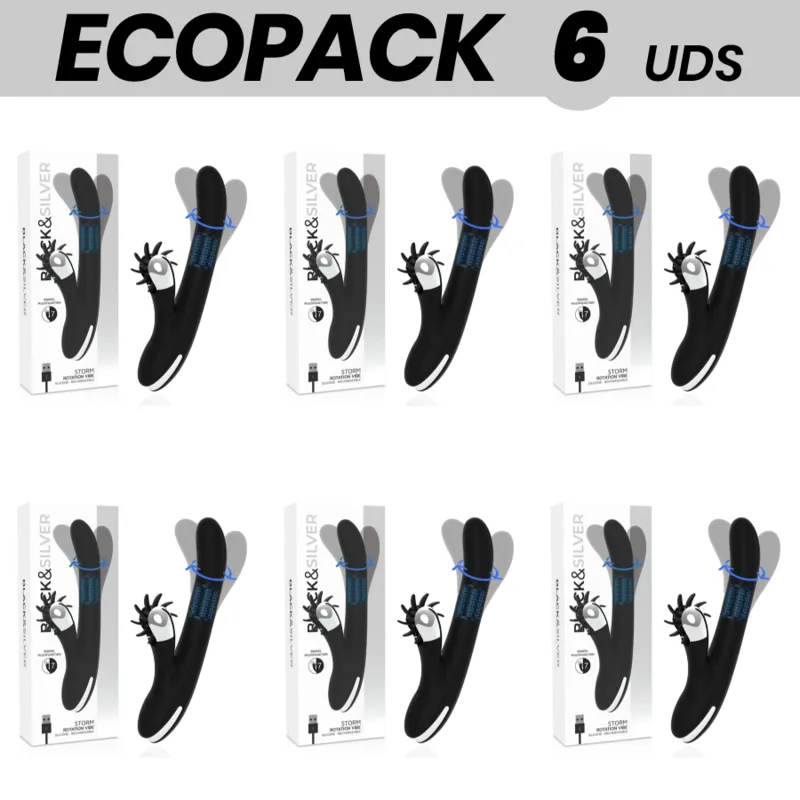 Ecopack 6 Units - Black&Silver Bunny Storm Rotation Vibe