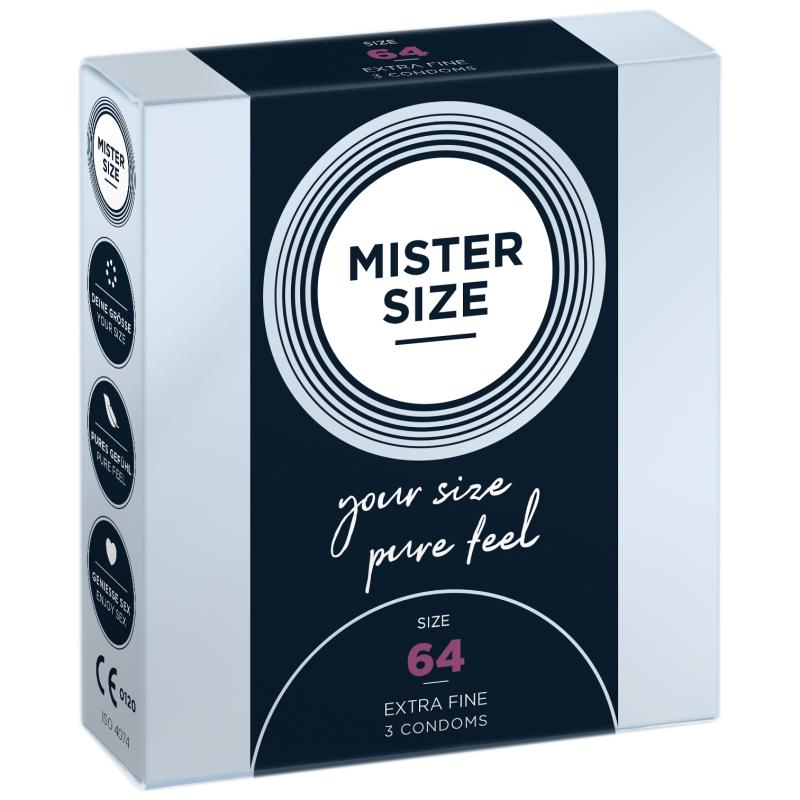 Mister.Size - 64 Mm Condoms 3 Pcs