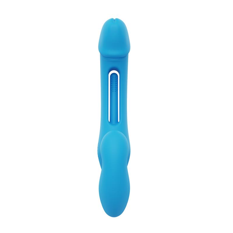 Honeyplaybox - Harmony Duo App-Controlled Strapless Strap-On Blue