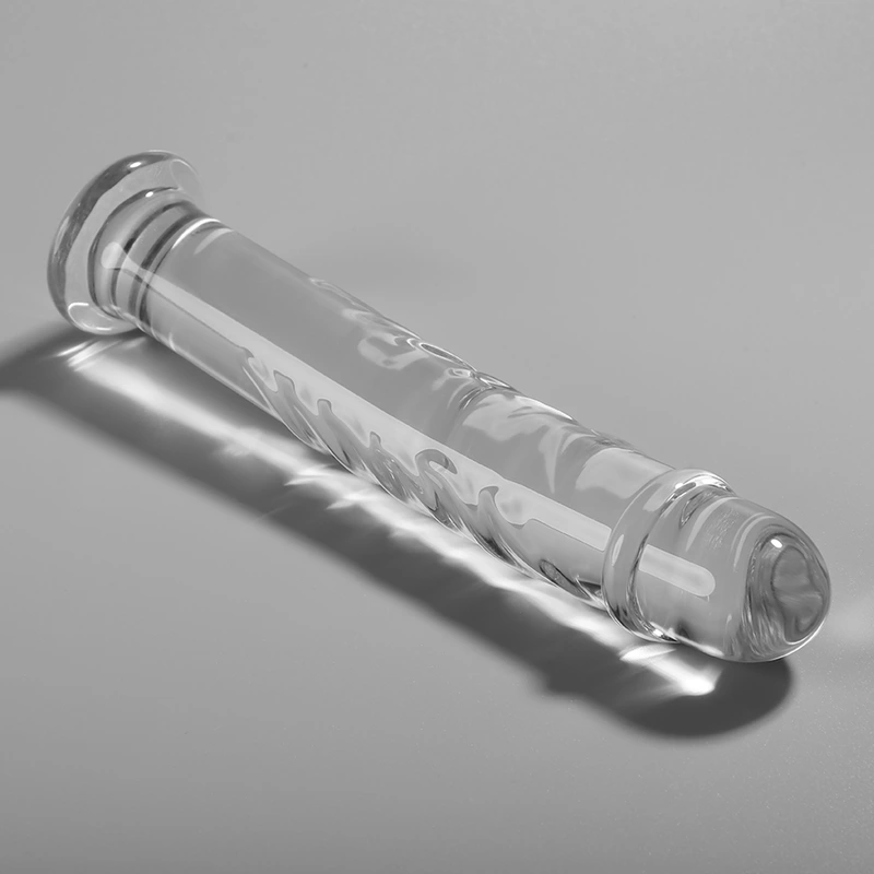 Nebula series by ibiza - model 16 dildo borosilicate glass clear 18.5 cm -o- 3 cm 1