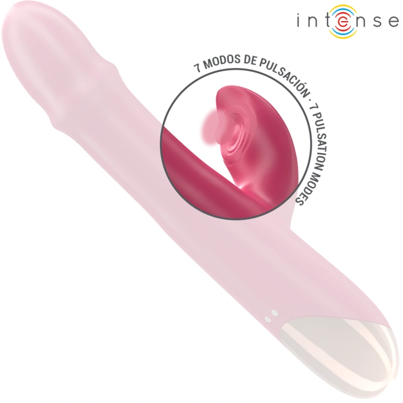 Intense - chloe multifunction vibrator 3 in 1 red 3